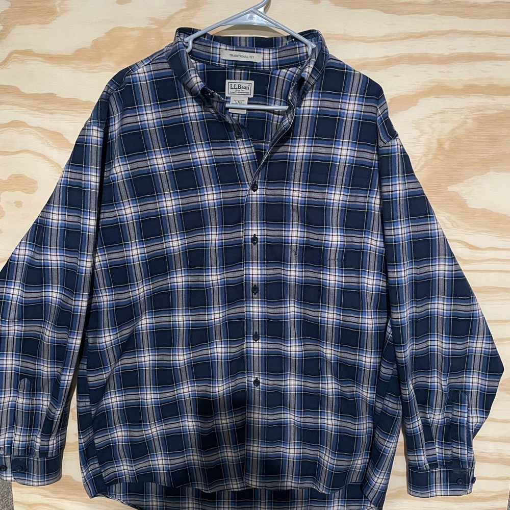 LL BEAN FLANNEL SHIRT